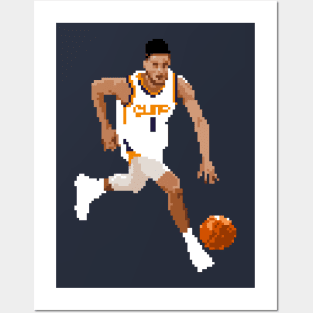 Devin Booker Pixel Dribble Posters and Art